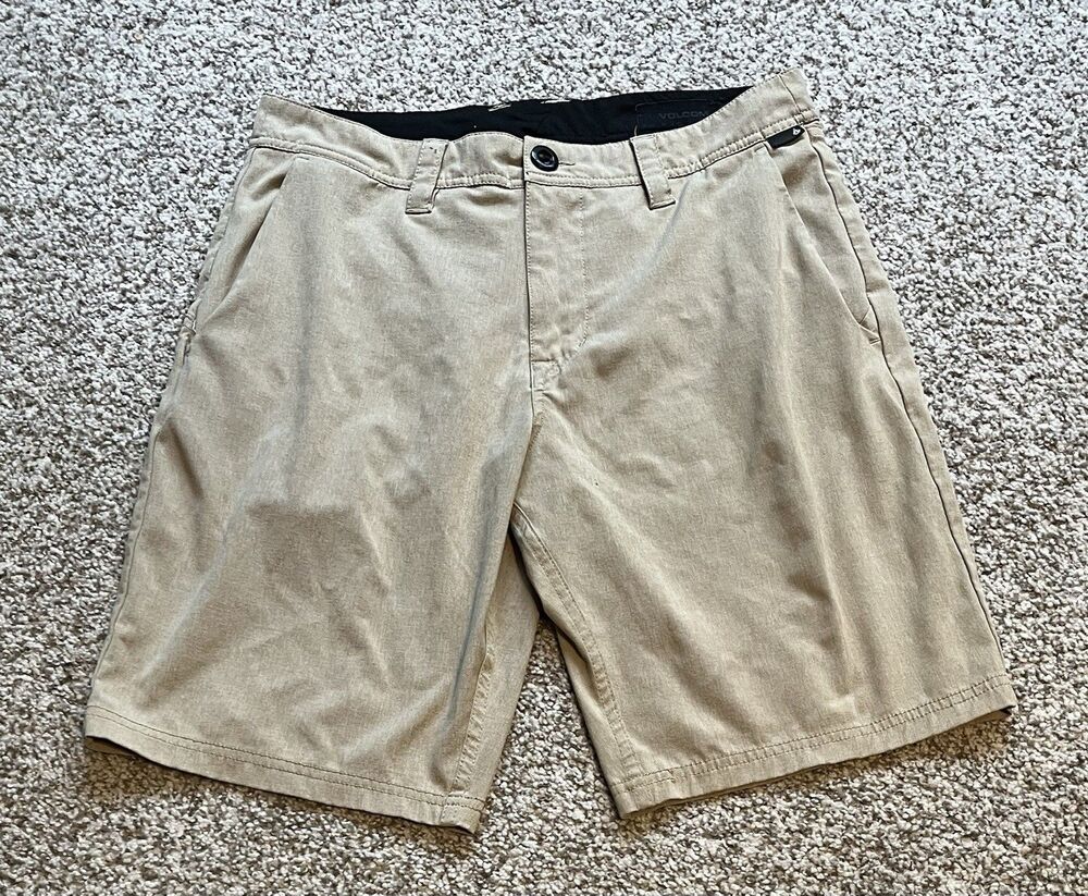 Volcom Men's Tan Hybrid Shorts Size 32